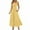 Yellow, variant on Under $20 Dress for Women, Women's Fashion Sexy Solid Sleeveless Pleated Dresses Long Dress Midi Maxi Dresses Elastic Waist Boho Beach Dress Pockets(Army Green,L)