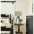 thumbnail image 3 of 32" Charcoal Metal Table Lamp With Tan Drum Shade, 3 of 5