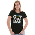 thumbnail image 3 of Gay by the Bay San Francisco Pride Womens Fitted Plus Size Graphic Tee Brisco Brands 2X, 3 of 5