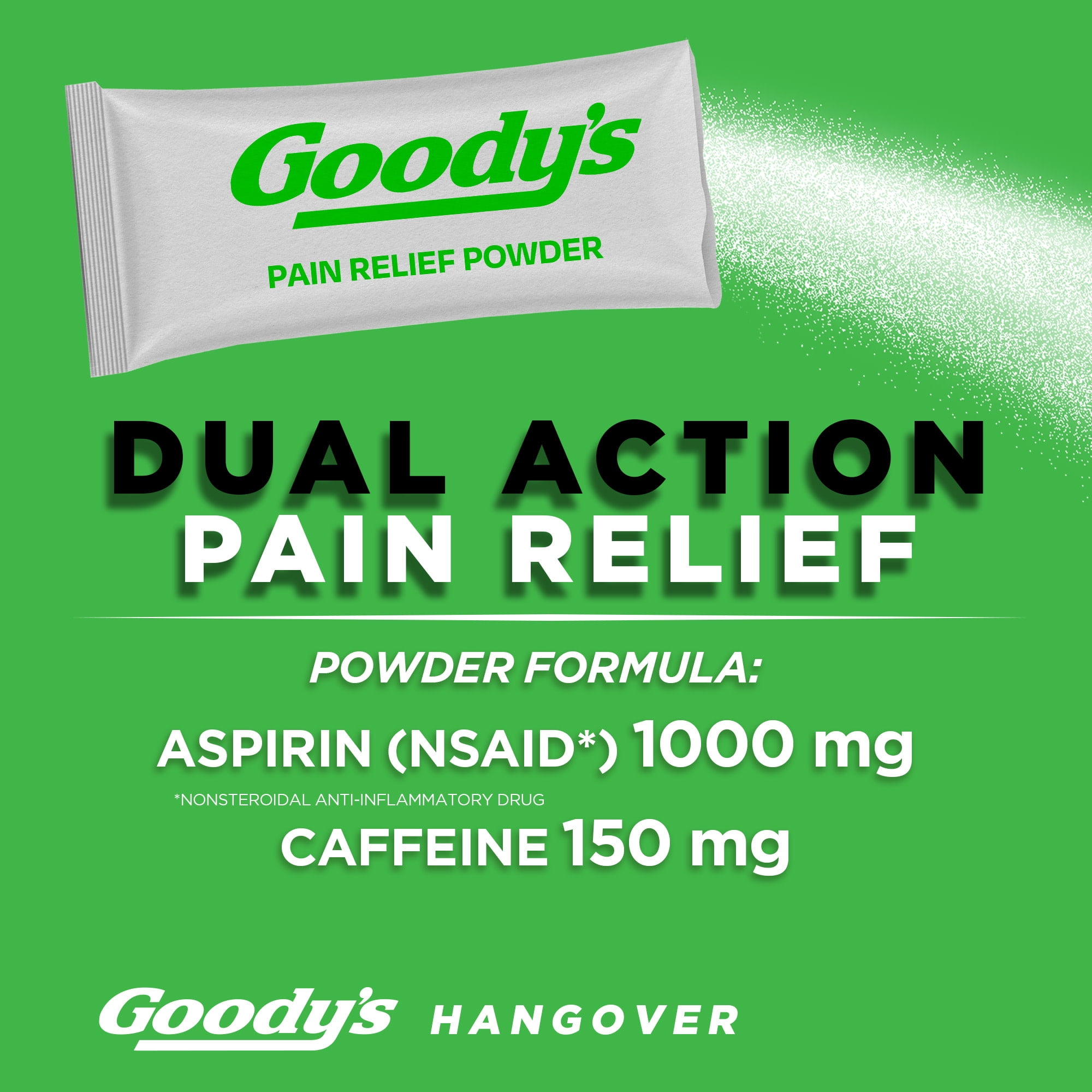 Goody's Powders, Fast Pain Relief & Alertness Boost, Berry Citrus Headache Relief, 16 Stick Powders