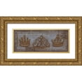 thumbnail image 1 of Lewis, Kim 18x10 Gold Ornate Wood Framed with Double Matting Museum Art Print Titled - Circlet, 1 of 4