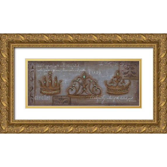 Lewis, Kim 18x10 Gold Ornate Wood Framed with Double Matting Museum Art Print Titled - Circlet