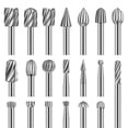 thumbnail image 1 of Juego de 20 brocas para fresadora de grabado y tallado, accesorios para herramientas rotativas, juego de brocas rotativas y fresas., 1 of 5