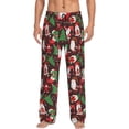 thumbnail image 2 of Picia Merry Christmas1 Mens Soft Woven Cotton Elastic Waistband Sleep Pajama Pant Lounge Sleep Pant With Pockets And Drawstring-XX-Large, 2 of 9