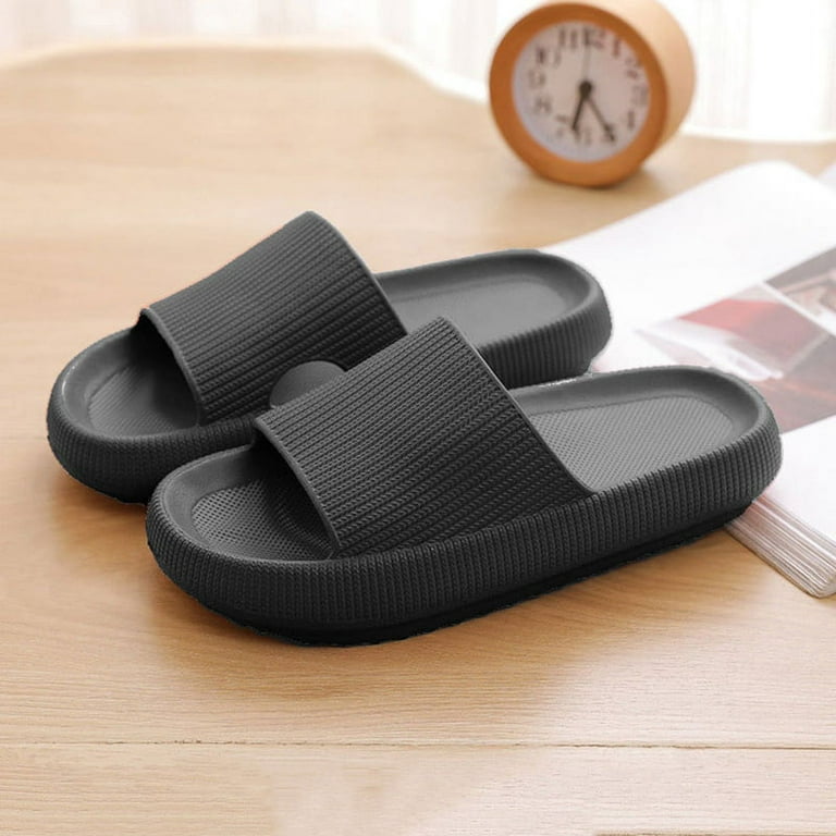 Pillow Slides Sandals Non-Slip Ultra Soft Slippers Cloud Shower EVA Home  Shoes