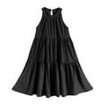 thumbnail image 5 of IROINNID Girls' Beach Sundress Baby Kids Summer Sleeveless Printed Princess Dress for Fashionable and Cute Comfortable Wear, 5 of 6