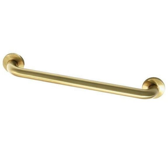 18 in. Meridian Decorative ADA Grab Bar, Brushed Brass