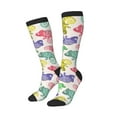thumbnail image 2 of Balery Cute Chameleons Fun Novelty Socks Men'S Women'S Crew Socks Funny Crazy Novelty Socks Quirky And Cool Socks, 2 of 9