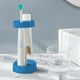 thumbnail image 5 of Portacepillos ajustable con tapa y vaso | Organizador de pasta de dientes y cepillos de dientes para baño | Soporte de plástico para cepillos de dientes que ahorra espacio para uso doméstico o de, 5 of 8