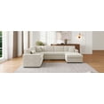 thumbnail image 2 of LiviNest 115.3" U-Shaped Sectional Sofa: Modern Corduroy Fabric with Chaise Lounge & Throw Pillows - Spacious Living Room Furniture for Remote Workers & Home Office Comfort, 2 of 6