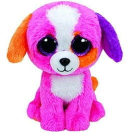 Ty Beanie Boos LOLA the Rainbow Dog Glitter Eyes Plush 6 inch new Walmart