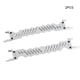 thumbnail image 2 of Piezas de repuesto de automóvil RC Aleación de aluminio Práctico Multi -funcional RC Accesorio ACCESORIO Multipropósito Simulados RC Auto Auto Silver 2 piezas Inevent FN001858-02, 2 of 5