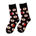 thumbnail image 3 of Calcetines de de casuales de novedad rico y frescos para hombre para mujer , manzana talla inconfundible BLESIY Novedad calcetines de vestir, 3 of 8
