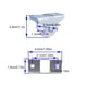 thumbnail image 2 of Sidaley Paquete de 4 ruedas para muebles, fácil de instalar, accesorios para el hogar, ruedas de alta resistencia, cajón de orientación, ruedas Electrónica, 2 of 6