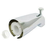 EZ-FLO 15084 Adjustable Diverter Spout Faucets, 5-3/8 inch Length, Chrome