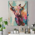 thumbnail image 4 of Abstract Cowboy Silhouette Textured Canvas Print， Suitable for Living Room Decor， Bedroom Wall Art， Office Space Decoration， Entryway Accent， and Bar Wall Hanging, 4 of 8