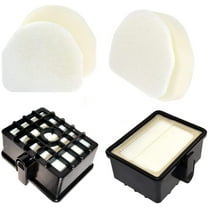 HQRP 2-pack Filter Kit (HEPA Foam&Felt ) for Shark Rotator XHF450 XFF450 Replacement fits Shark Rotator NV450 / Shark Rocket NV480 series Professional Upright Vacuum Cleaners