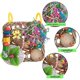 thumbnail image 4 of Juguetes para PáJaros, Loros, Juego de 2 Cojines SuspensióN Tejidos Pasto Marino, Naturales Masticar Loros Grises Africanos, 4 of 5