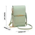 thumbnail image 5 of Leather Crossbody Phone Bag For Women With Touch Screen Access And Key Storage 1 Pack, 5 of 5