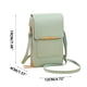 thumbnail image 5 of Bolsas para Mujeres Se Oponen Al Robo Bolsa de Teléfono de Cuero Bolsa Linda para Llevar Teléfonos Móviles Bolsa de Llave de Moda Bolsas Pequeñas para Mujeres, 5 of 5