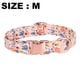 thumbnail image 2 of Collar de perro con hebilla de metal de seguridad Patrón de flores ajustable Collar de perro Perro pequeño mediano grande MFZFUKR CPB-US-YY36-2, 2 of 5