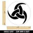 thumbnail image 2 of Horns of Odin Triple Viking Symbol Self-Inking Rubber Stamp Ink Stamper - Yellow Ink - Medium 1 Inch, 2 of 7