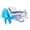 Blue, variant on Motorcycle accessories - Transparent, luminous and rotatable small airplane figurine - Suitable for decorating helmets, electric motorcycles and bicycles (yellow1)