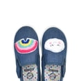 thumbnail image 5 of Wonder Nation Toddler Girl Cloud Cutie Casual Twin Gore Sneaker, 5 of 7