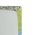 thumbnail image 2 of Ambesonne Ethnic Fitted Sheet, Pastel Folk Style Flower, Full Size, Apple Green Aqua Grey, 2 of 2
