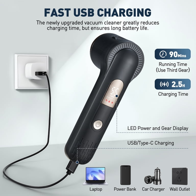 Xueyu Electric Foot Callus Remover with Vacuum, 3 Heads photo 6