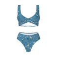 thumbnail image 4 of Daiia Dinosaur Skull Women's Bikini Set Two Piece Swimsuit High Waisted Bikini Adjustable Straps Bikini Perfect for Beach, Pool, and Summer Vacation-Large, 4 of 9