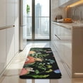thumbnail image 4 of Red Mushroom Snail Black Pattern Kitchen Rug Mat,Kitchen Runner Rugs Non Skid Washable,Decorative Kitchen Floor Mats for Kitchen,Sink,Laundry,17"x47.2", 4 of 7