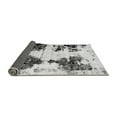 thumbnail image 2 of Ahgly Company Indoor Round Abstract Gray Modern Area Rugs, 7' Round, 2 of 4
