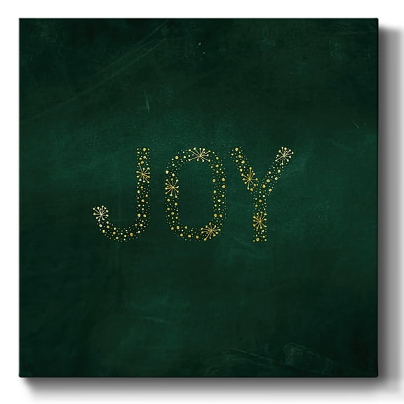 Joy Starburst - Green- Gallery Wrapped Canvas