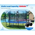 thumbnail image 6 of ORCC 1200LBS Capacity Oval 8X13FT Heavy-Duty Yard Trampoline for Kids & Adults with Safety Enclosure, 1.6mm Thickened Steel Frame & Reinforced Legs, Outdoor Gymnastics Trampoline, 6 of 10