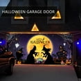 thumbnail image 4 of WMGHA Halloween Garage Door Cover 7 x 16 FT Decorations, Large Hocus Pocus Witches Silhouette Decor, Scary Double Garage Buddy Halloween for Home Wall Window Patio Yard Outside, 4 of 8
