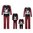 thumbnail image 1 of Pyjama de Noël pour la Famille Pjs de Noël Correspondant Ensembles à Carreaux Rouges Christma Pyjama Famille de Vacances de Noël Ensemble de Vêtements de Nuit, 1 of 10