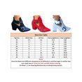 thumbnail image 2 of UKAP Womens Ankle Boots Pointed Toe Booties Buckle Strap Block Heel Boot Office Fashion Red 9, 2 of 6