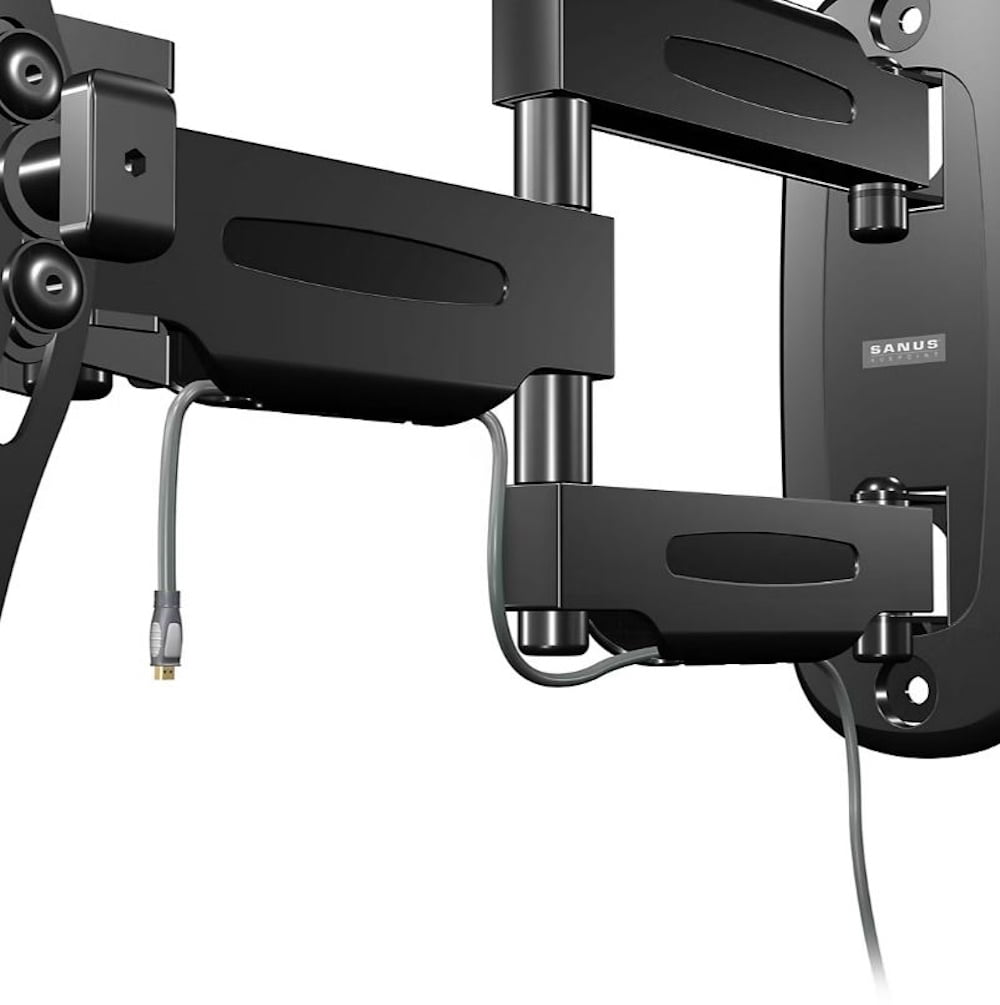 Open Box SANUS Decora Full-Motion Wall Mount for TVs 32″-55″ up to 50 lb, DMF215-B1