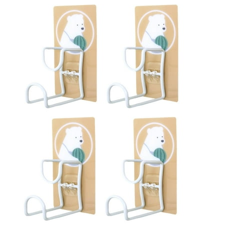 

Sukalun Bathroom Washbasin Hook | Cartoon Adhesive Wall Hooks | 4pcs Water-Proof Decorative Wall Washbasin for Bathrooms Perfect for Office Home Kitchen Bathroom