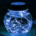 thumbnail image 4 of Cadena de luces decorativas 2PCSLED - 5 metros 50 luces - caja de batería impermeable control remoto 8 funciones azul Vhermosa, 4 of 4