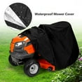 thumbnail image 1 of Bgsha Riding Lawn Mower Cover, Waterproof Tractor Cover Fits Decks up to 54\" Weather Waterproof Protection Covers for Rider Garden Tractor 54.6 x 25.74 x 35.49in, 1 of 10