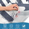 thumbnail image 5 of Yayeee Kitchen Curtains Tier Set of 2 Light Filtering 57"x36" Over Sink Window Panels, Light Sharks, 5 of 7