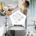 thumbnail image 6 of Unique Bargains 1 Pc Soap Dish Keep Soap Dry Soap Cleaning Storage Drill Free Soap Holder for Bathroom Beige Plastic, 6 of 8
