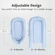 thumbnail image 5 of CooCooBaby - Tumbona infantil para bebés y niños, esencial para recién nacidos de 0 a 12 meses, 100% algodón transpirable, para dormir en la cama (azul bebé), 5 of 5