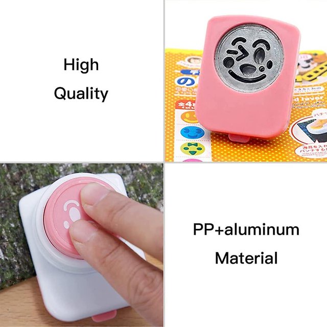 Dispositivo de grabación en relieve Cortador de algas marinas duradero Cortador sólido Expresiones para restaurantes Camping Familias (2 piezas, rosa) ShuxiuWang 8390612206290