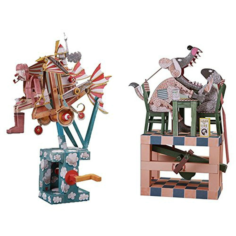 Automata Paper Machine Moving Model Combo Kit Flying Dreamer Having
