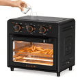 thumbnail image 3 of Ounin 12 QT Air Fryer Toaster Oven with Steam Assisted, Compact Countertop Oven with Rapid Steam, Air Fry, Vapor Bake, Steam Clean, Bake, Dried, Ferment, Stainless Steel, 3 of 13
