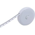 thumbnail image 2 of Plastic Round Tape Measure Retractable Measuring Tape for Sewing Craft,White black, 2 of 5