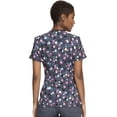 thumbnail image 4 of Infinity Scrubs Top For Women Round Print Neck CK609, 4 of 6